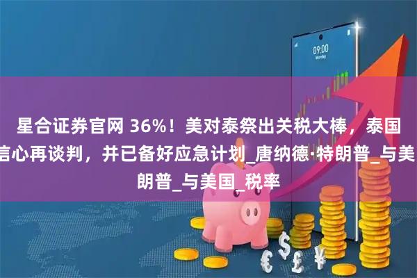 星合证券官网 36%！美对泰祭出关税大棒，泰国财长有信心再谈判，并已备好应急计划_唐纳德·特朗普_与美国_税率